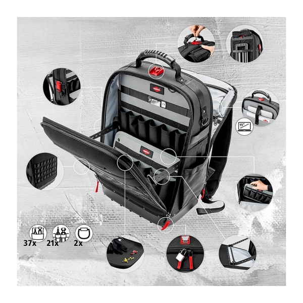 KNIPEX Werkzeugrucksack Modul X18 - Elektro