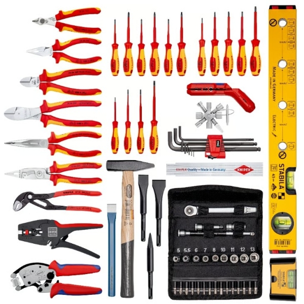 KNIPEX Werkzeugkoffer BIG Basic Move Elektro+