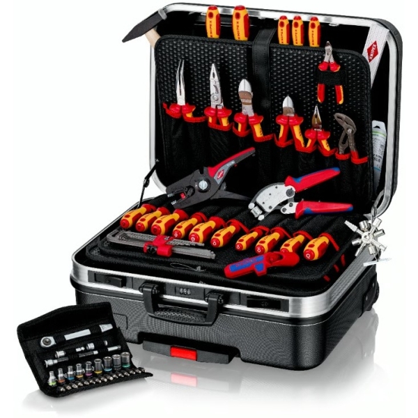 KNIPEX Werkzeugkoffer BIG Basic Move Elektro+