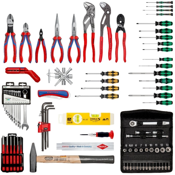 KNIPEX Werkzeugkoffer BIG Basic Move Mechanik