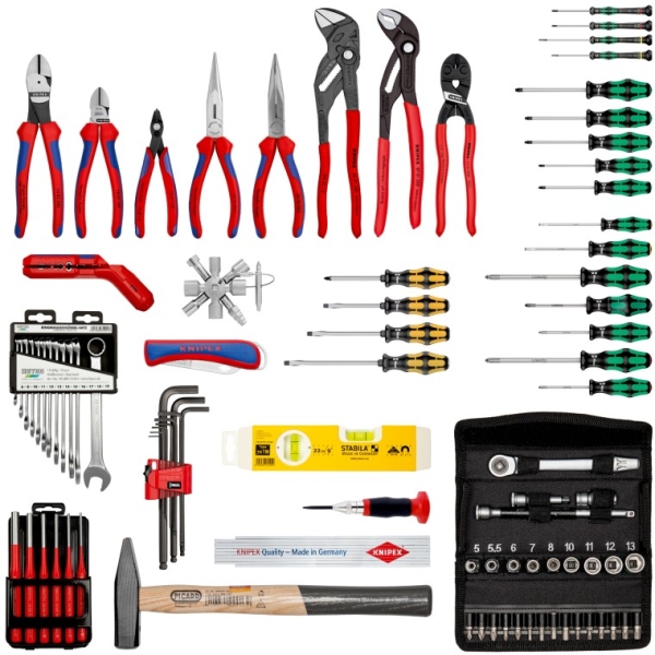 KNIPEX Werkzeugkoffer Robust45 Move Mechanik