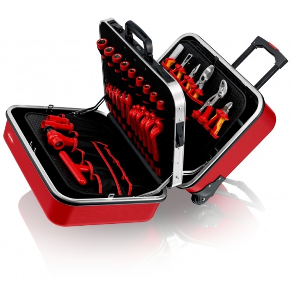 KNIPEX Werkzeugkoffer BIG Twin Move RED best