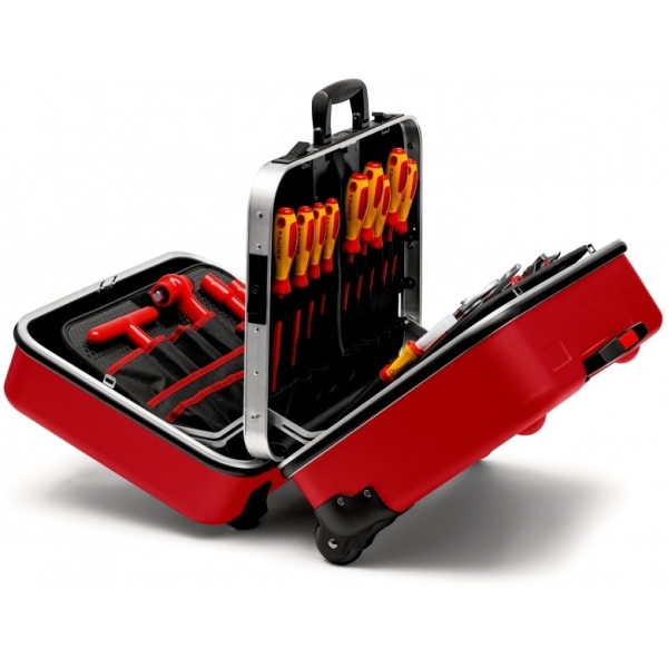 KNIPEX Werkzeugkoffer BIG Twin Move RED best