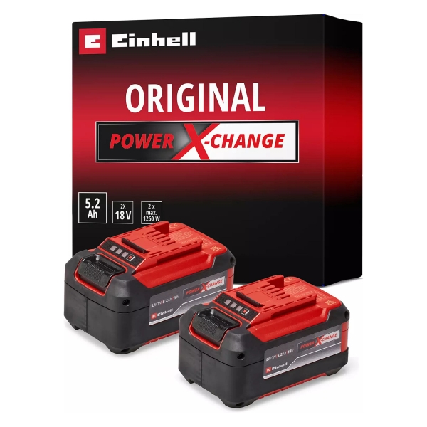 Einhell 2x 18V 5.2Ah PXC Twinpack