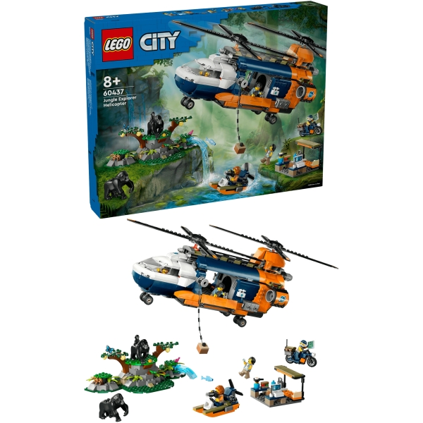 LEGO 60437 City Dschungelforscher-Hubschrauber