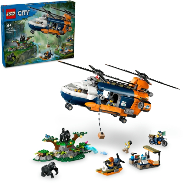 LEGO 60437 City Dschungelforscher-Hubschrauber