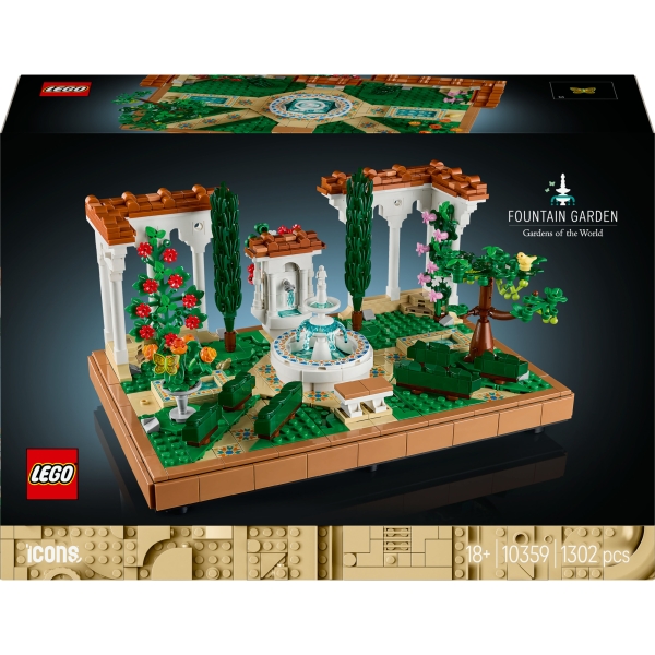 LEGO 10359 Icons Springbrunnengarten