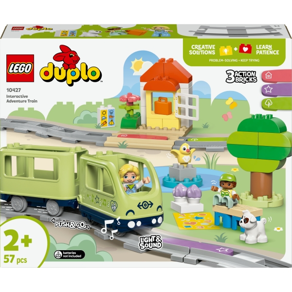 LEGO 10427 DUPLO Town Interaktive Abenteuer-Eisenbahn