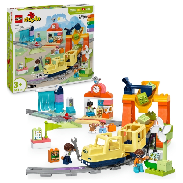 LEGO 10428 DUPLO Town Groe interaktive Eisenbahn