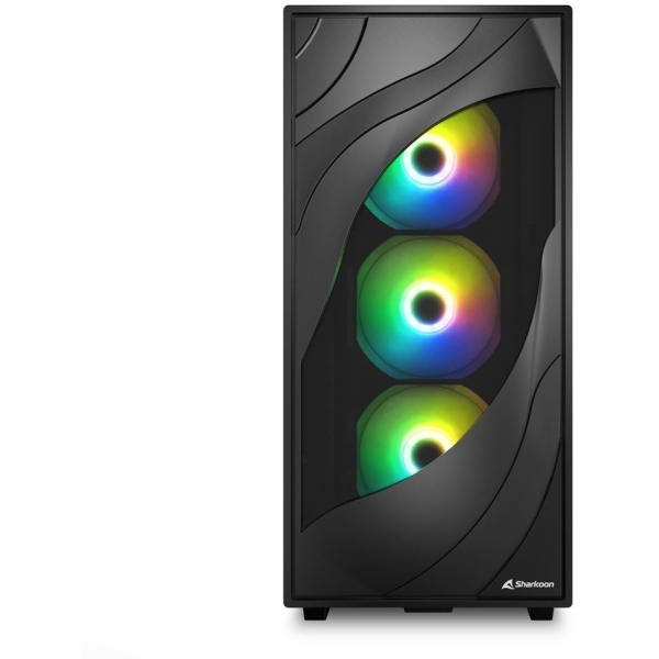 Sharkoon Rebel C80M RGB ATX 1xMetall Black