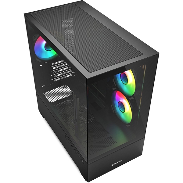 Sharkoon MK6 RGB Micro-ATX 1xGlas Black