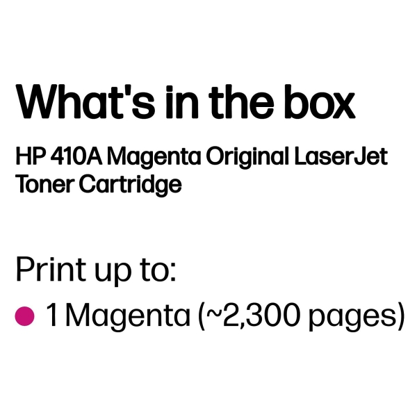 HP 410A Magenta Original LaserJet Toner