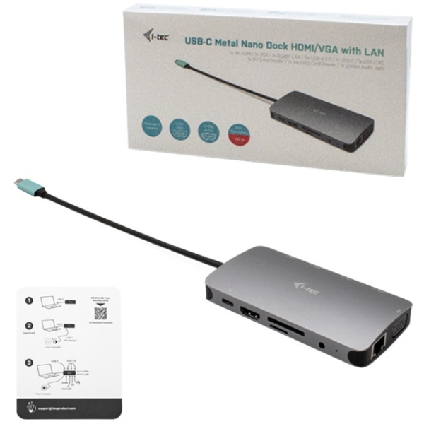 I-TEC USB-C METAL NANO DOCK