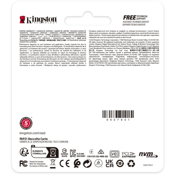 M.2 500G NV3 M.2 2230