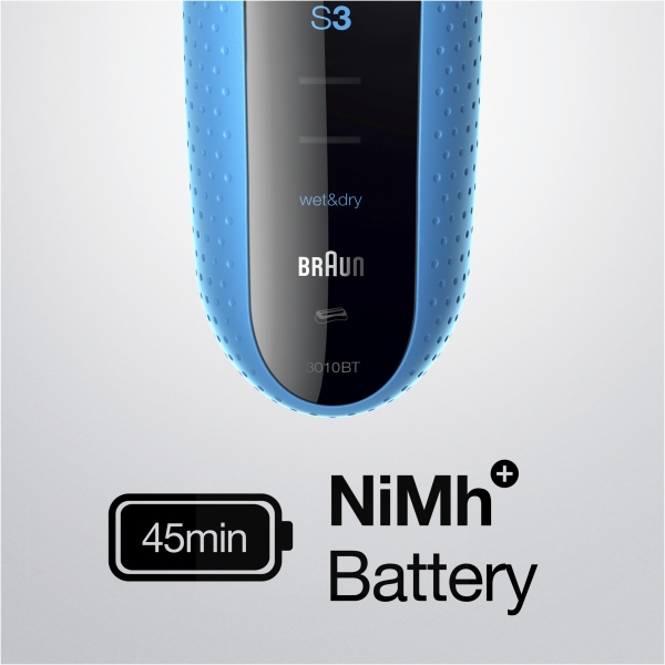 Braun 3010BT (schwarz/blau)
