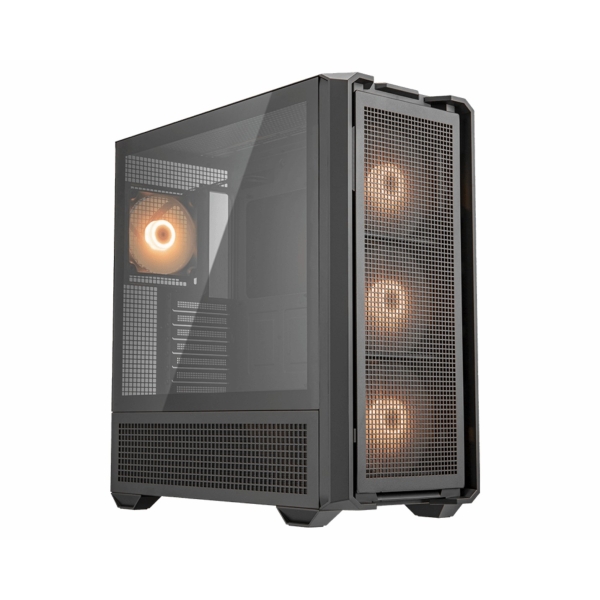 Tower COUGAR MX600 ARGB. Schwarz