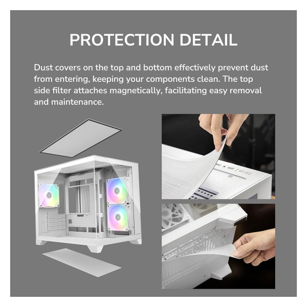 Mini COUGAR FV150. ARGB. Weiß