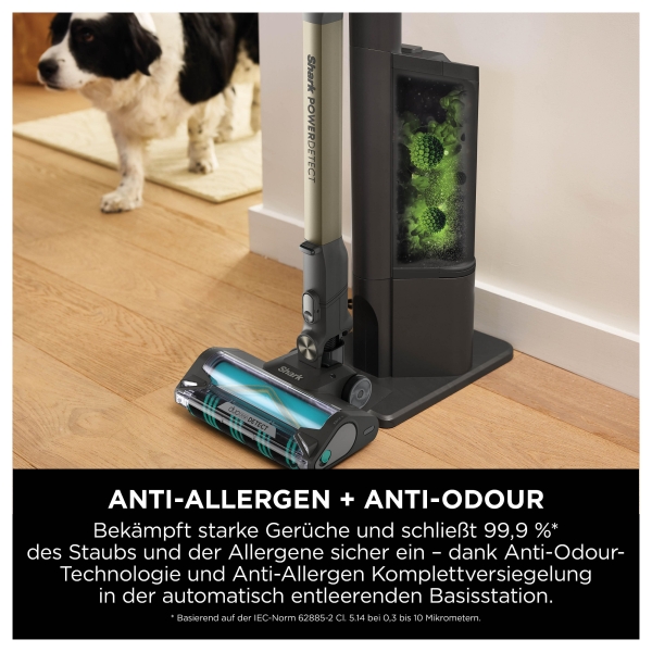 Shark IP3256EUT Akku-Stielstaubsauger Espresso