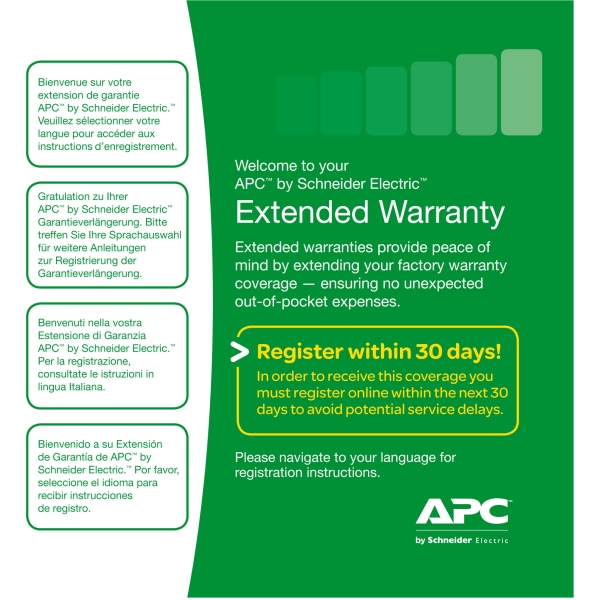 APC Ext.Warranty 3Yrs 24/7