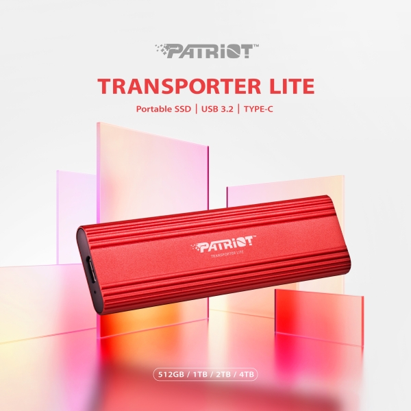 Patriot 512GB Transporter Lite Red