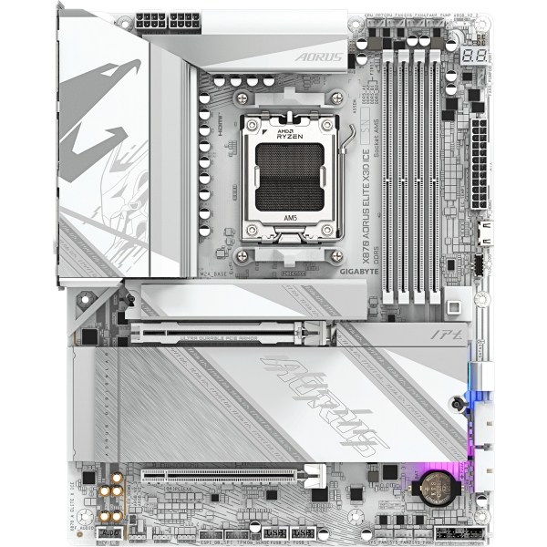 N Gigabyte X870 AORUS ELITE X3D ICE