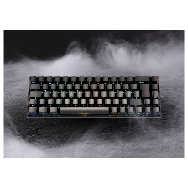 Deltaco DK440R Gaming Tastatur kabellos. Schwarz