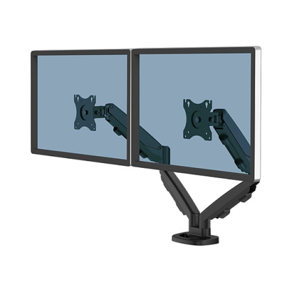Fellowes EPPA Monitorarm doppelt Schwarz