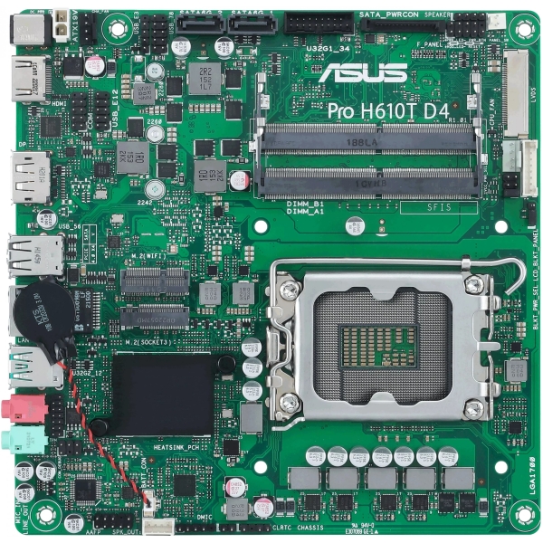 1700 ASUS PRO H610T CSM mITX D4