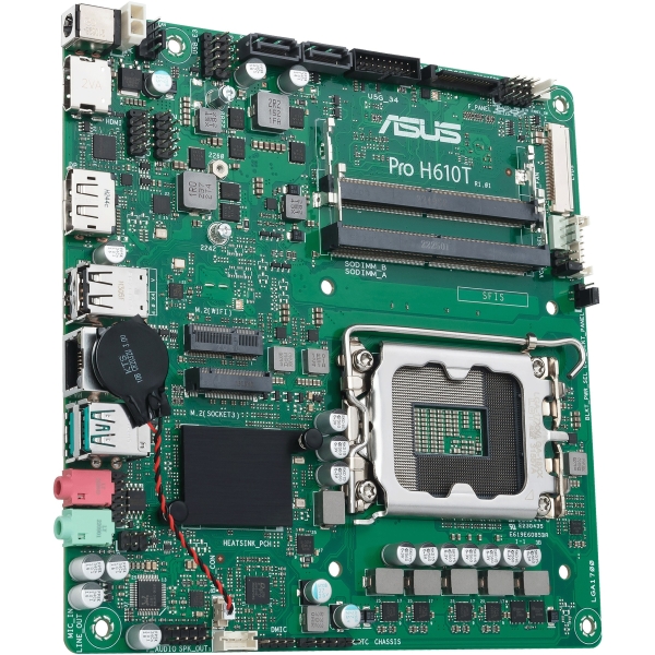 1700 ASUS PRO H610T-CSM mITX