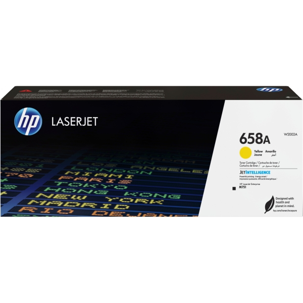 HP 658A Yellow LaserJet Toner Cartridge