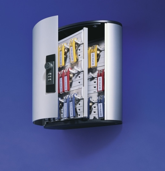 DURABLE Schlüsselkasten KeyBoxCode36 Zahlenschloss silber