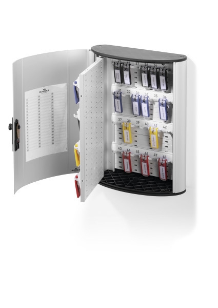 DURABLE Schlüsselkasten KeyBoxCode48 Zahlenschloss silber