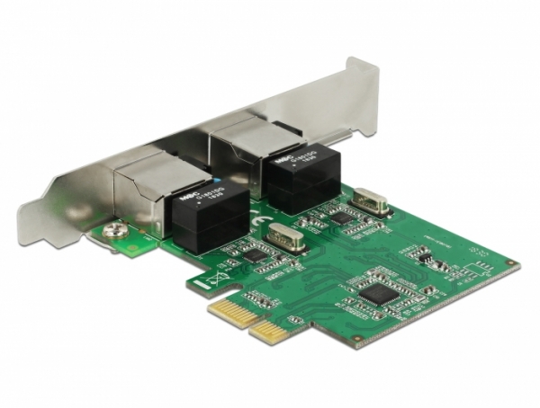 DELOCK PCI Express Karte > 2 x Gigabit LAN