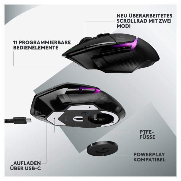 Logitech G502 X Plus - Black