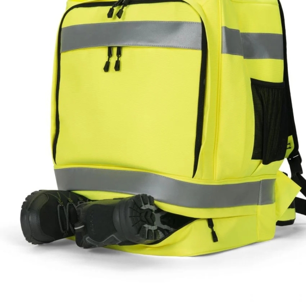 Dicota Backpack HI-VIS 65 litre yellow