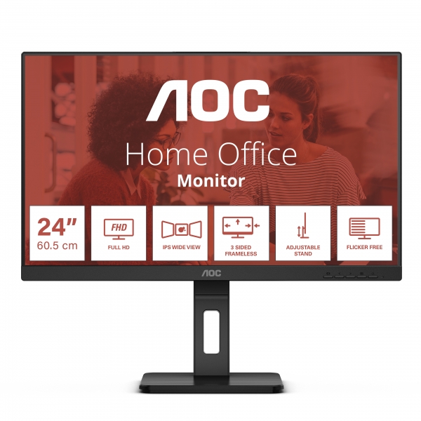 AOC 60,5cm (23,8) 24E3QAF   16:09 HDMI+DP IPS Lift black retail