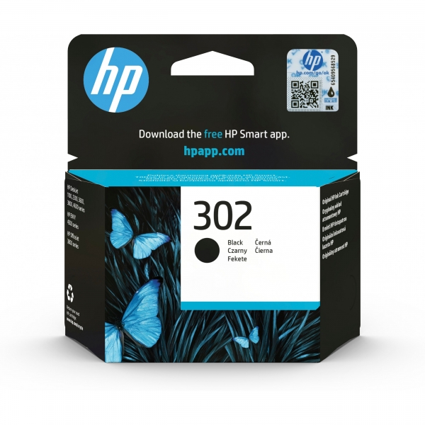 HP Tinte 302 F6U66AE Schwarz