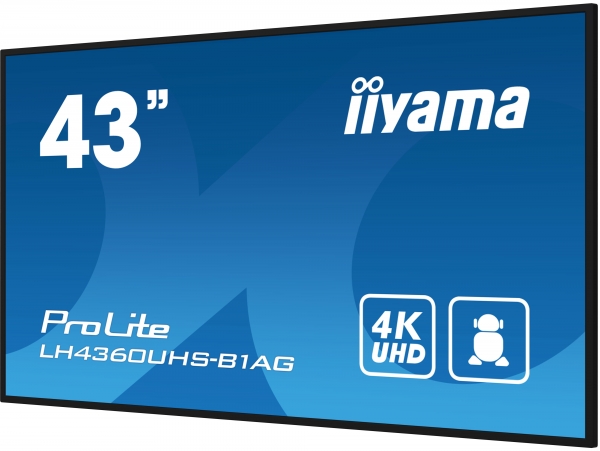 IIYAMA 108cm  (43)   LH4360UHS-B1AG 16:9 3xHDMI+2xUSB Sp VA retail