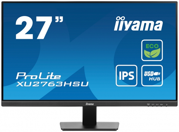 IIYAMA 68.6cm (27)   XU2763HSU-B1 16:9  HDMI+DP+2xUSB IPS retail