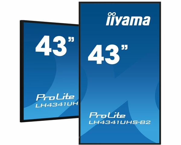 IIYAMA 108cm  (43)   LH4341UHS-B2 16:9 3xHDMI+USB IPS 4K retail