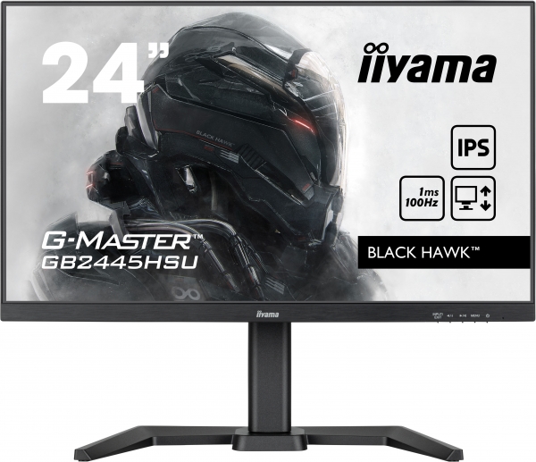 IIYAMA 60.5cm (24)   GB2445HSU-B1  16:9 HDMI+DP+2xUSB Lift