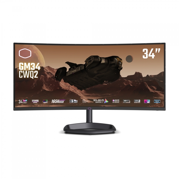 CoolerMaster 88,3cm (34) GM34-CWQ2-16:09 VA+DP+HDMI 180Hz