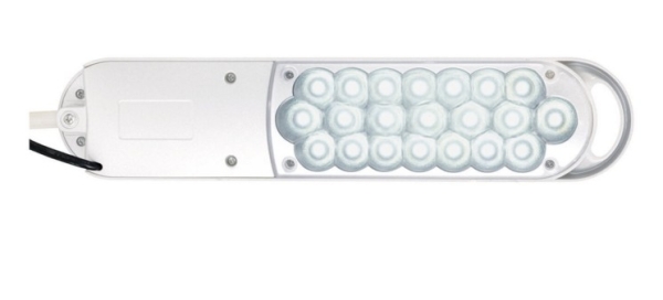 MAUL LED Tischleuchte Atlantic mit Klemmfuß weiß