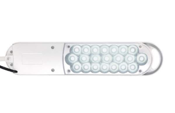 MAUL LED Tischleuchte Atlantic mit Standfuß weiß