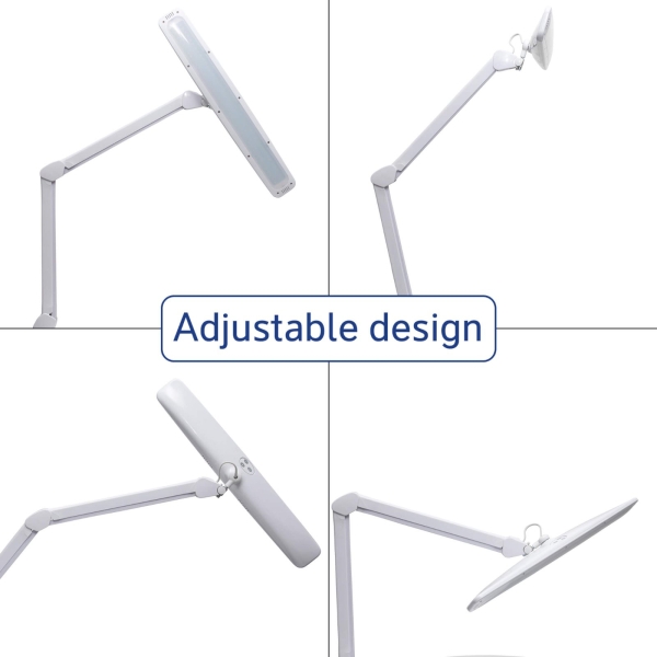 MAUL LED Arbeitsplatzleuchte Explore dimmbar weiß