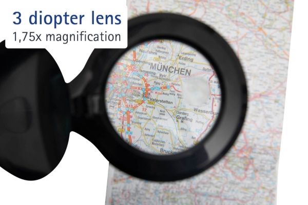 MAUL LED Lupenleuchte Iris dimmbar schwarz