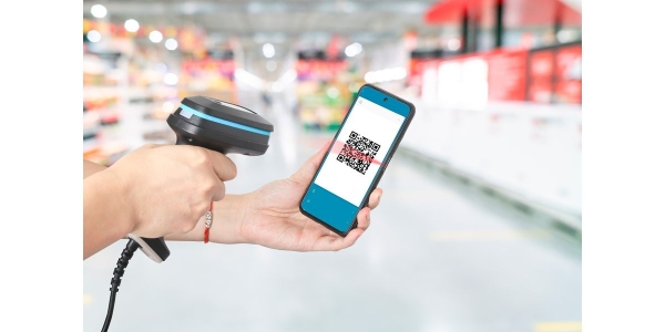 MANHATTAN 2D LED Barcodescanner 450mm IP52 Handscanner