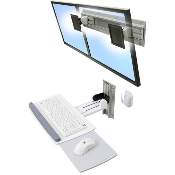 Ergotron Neoflex Keyboard Wallmount Weiß