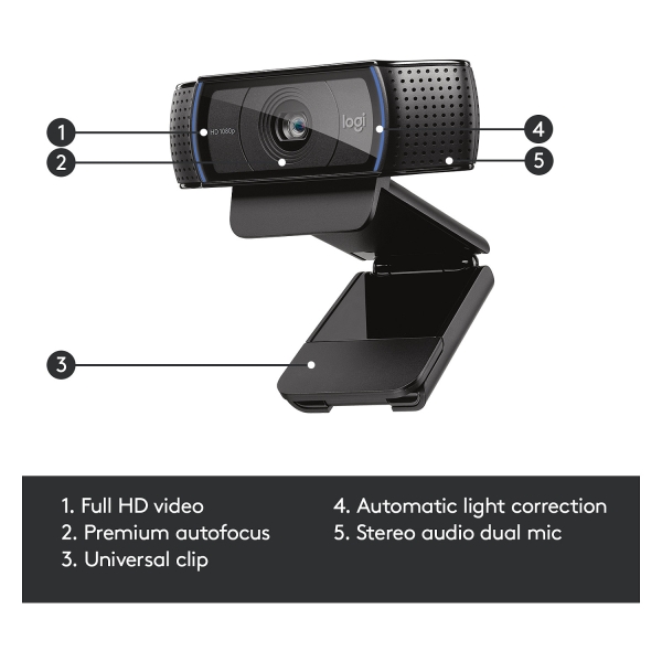 Logitech HD PRO C920 1920x1080