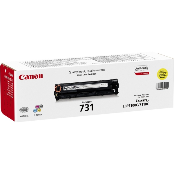 Canon Toner 731 Y yellow 1500 Seiten